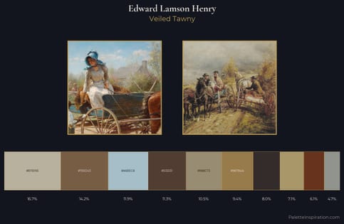 Edward Lamson Henry Palette 2 - Veiled Tawny