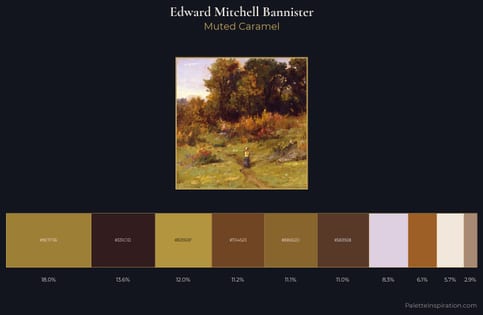 Edward Mitchell Bannister Palette 1 - Muted Caramel