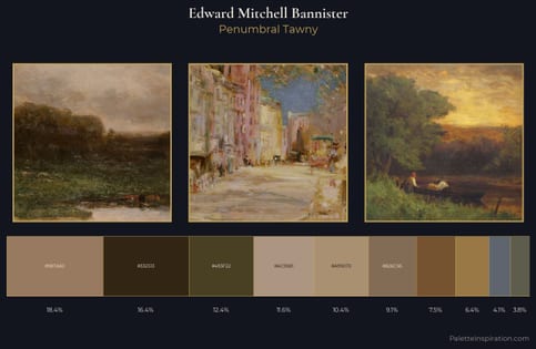 Edward Mitchell Bannister Palette 2 - Penumbral Tawny