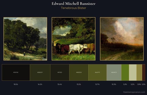 Edward Mitchell Bannister Palette 5 - Tenebrous Bister