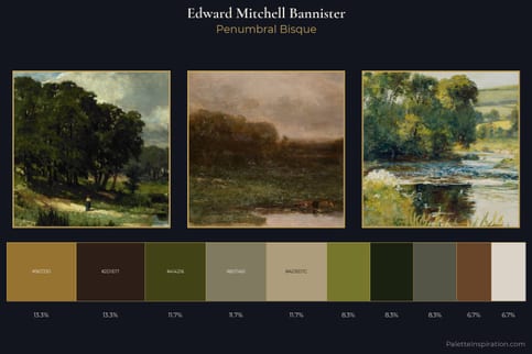 Edward Mitchell Bannister Master Palette