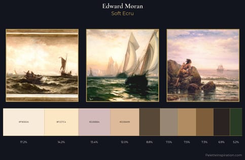 Edward Moran Palette 2 - Soft Ecru