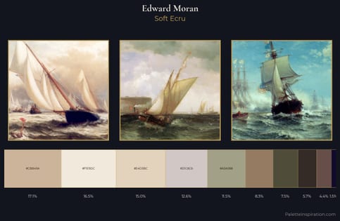 Edward Moran Palette 3 - Soft Ecru