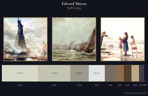 Edward Moran Palette 4 - Soft Ivory