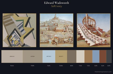 Edward Wadsworth Palette 2 - Soft Ivory