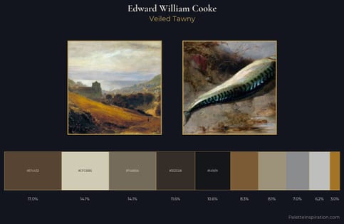 Edward William Cooke Palette 4 - Veiled Tawny