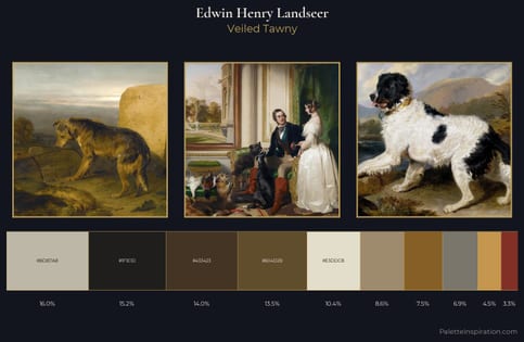 Edwin Henry Landseer Palette 4 - Veiled Tawny