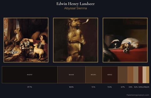 Edwin Henry Landseer Palette 11 - Abyssal Sienna