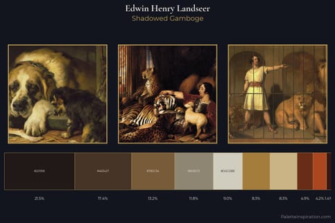 Edwin Henry Landseer Master Palette