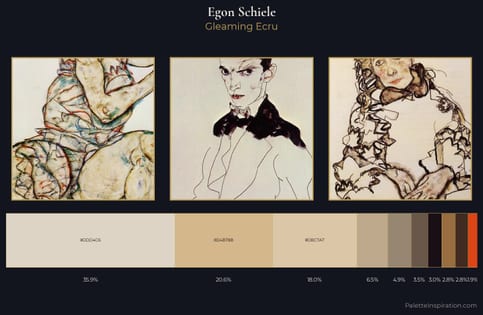 Egon Schiele Palette 4