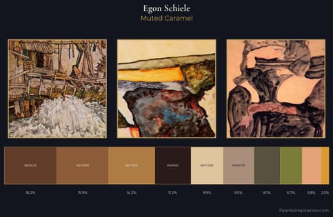 Egon Schiele Palette 8