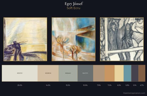 Egry József Palette 6