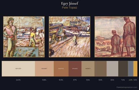 Egry József Palette 10