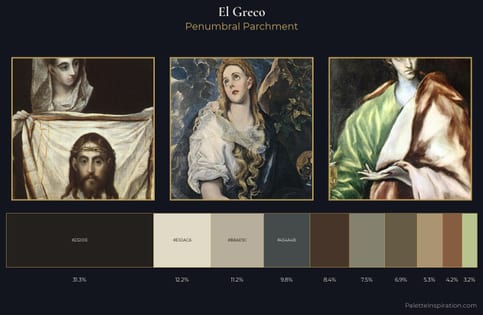 El Greco Palette 4 - Penumbral Parchment