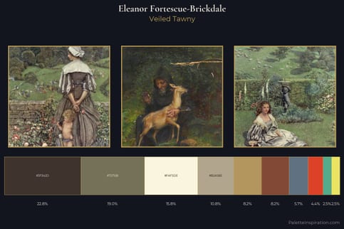 Eleanor Fortescue-Brickdale Master Palette - Veiled Tawny