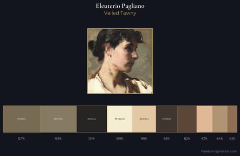 Eleuterio Pagliano Palette 1 - Veiled Tawny