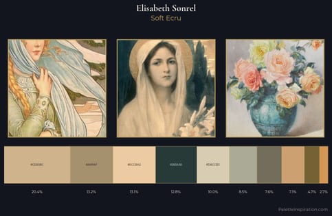 Elisabeth Sonrel Palette 2 - Soft Ecru