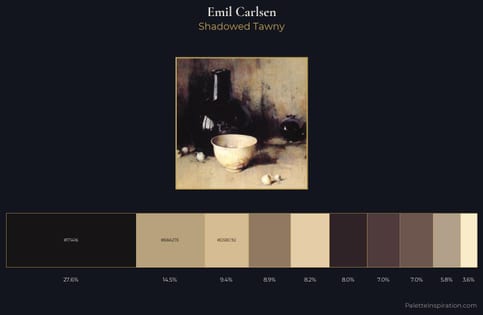 Emil Carlsen Palette 5 - Shadowed Tawny