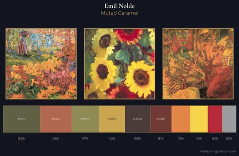 Emil Nolde Palette 1 - Muted Caramel