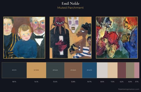 Emil Nolde Palette 2 - Muted Parchment