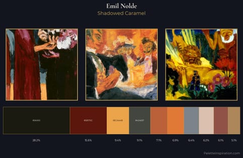 Emil Nolde Palette 3 - Shadowed Caramel