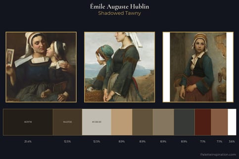Émile Auguste Hublin Master Palette - Shadowed Tawny