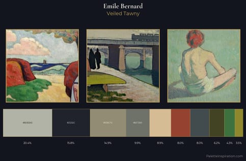 Emile Bernard Palette 3 - Veiled Tawny