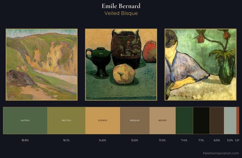 Emile Bernard Palette 6 - Veiled Bisque