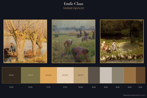 Emile Claus Master Palette
