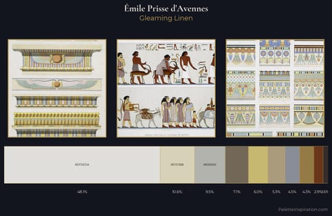 Émile Prisse d'Avennes Palette 3