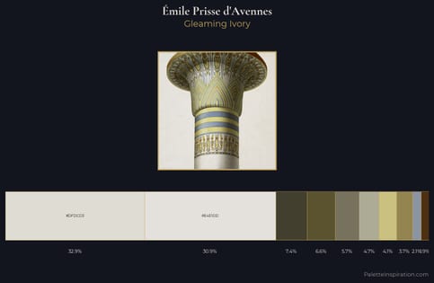 Émile Prisse d'Avennes Palette 4