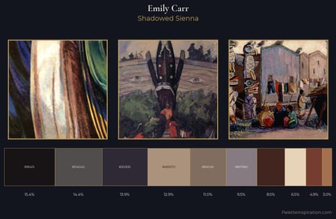 Emily Carr Palette 3 - Shadowed Sienna