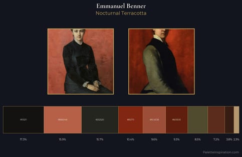 Emmanuel Benner Palette 6 - Nocturnal Terracotta