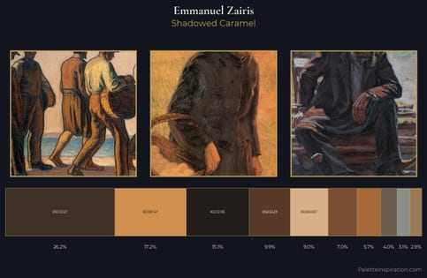 Emmanuel Zairis Palette 5 - Shadowed Caramel