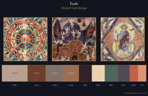 Ende Palette 7 - Muted Gamboge