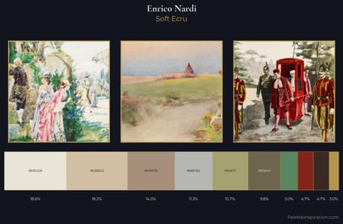 Enrico Nardi Palette 2 - Soft Ecru