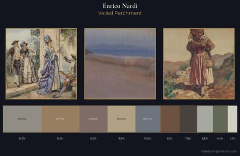 Enrico Nardi Palette 3 - Veiled Parchment
