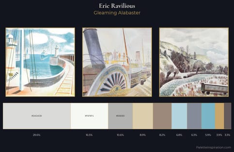 Eric Ravilious Palette 1