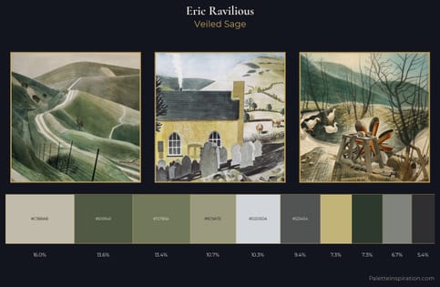 Eric Ravilious Palette 9