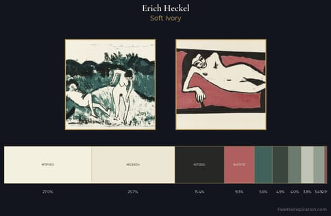 Erich Heckel Palette 2 - Soft Ivory