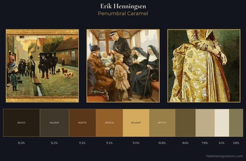 Erik Henningsen Palette 3 - Penumbral Caramel