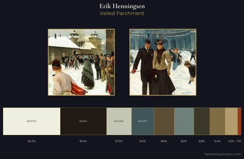 Erik Henningsen Palette 4 - Veiled Parchment