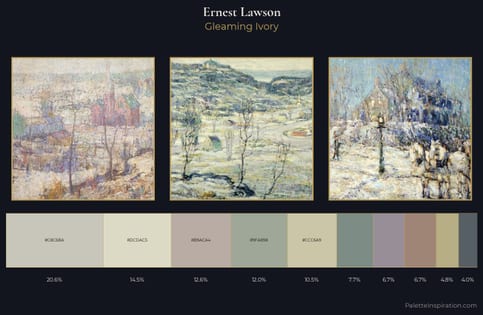 Ernest Lawson Palette 1