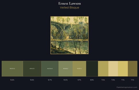 Ernest Lawson Palette 7 - Veiled Bisque