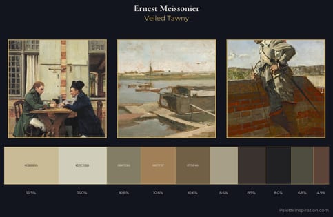 Ernest Meissonier Palette 3 - Veiled Tawny