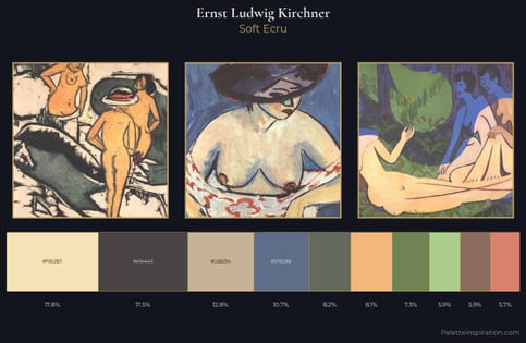 Ernst Ludwig Kirchner Palette 4 - Soft Ecru