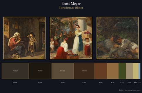 Ernst Meyer Palette 8 - Tenebrous Bister
