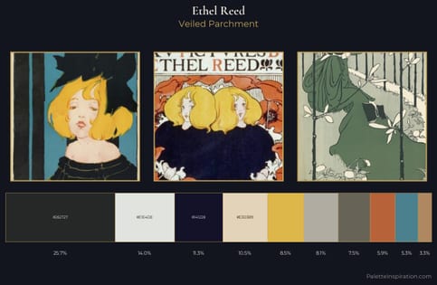 Ethel Reed Palette 3 - Veiled Parchment