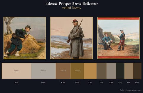 Etienne-Prosper Berne-Bellecour Palette 3 - Veiled Tawny
