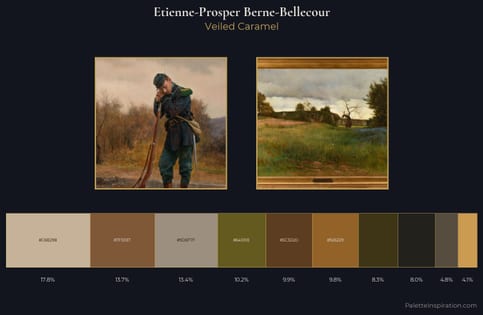Etienne-Prosper Berne-Bellecour Palette 5 - Veiled Caramel